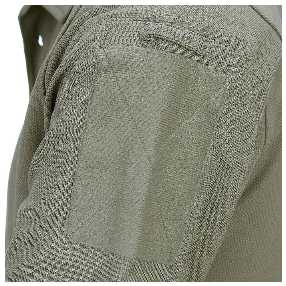 101 Inc. Long Sleeve Tactical Polo Quickdry wolf grey