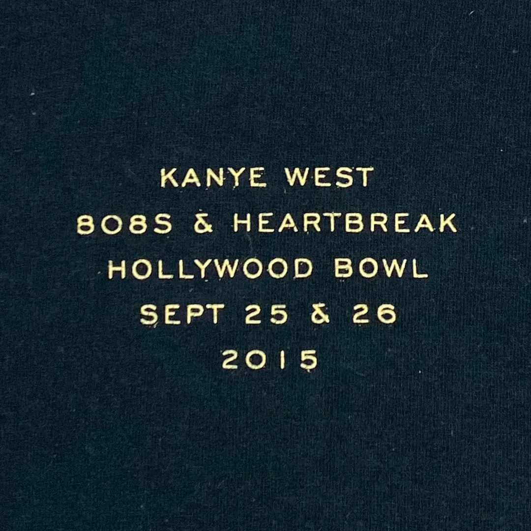 808’s & Heartbreak 2015 Hollywood Bowl Long Sleeve In Black