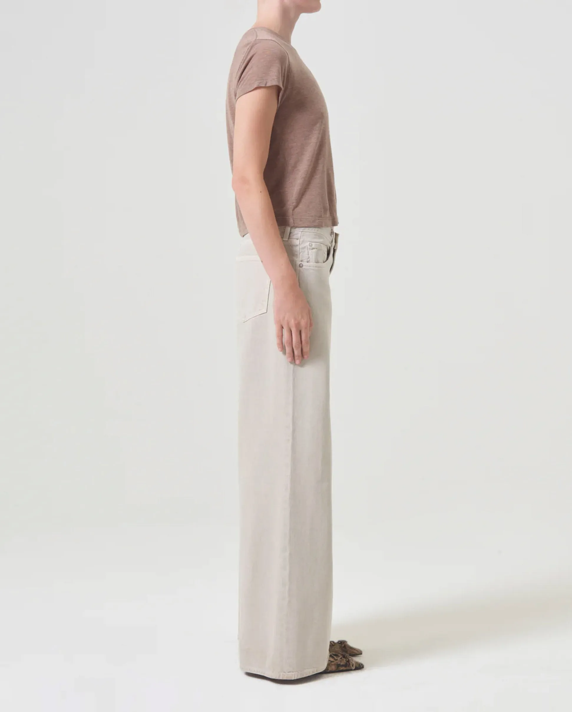 ADINE SHRUNKEN TEE / CHAI