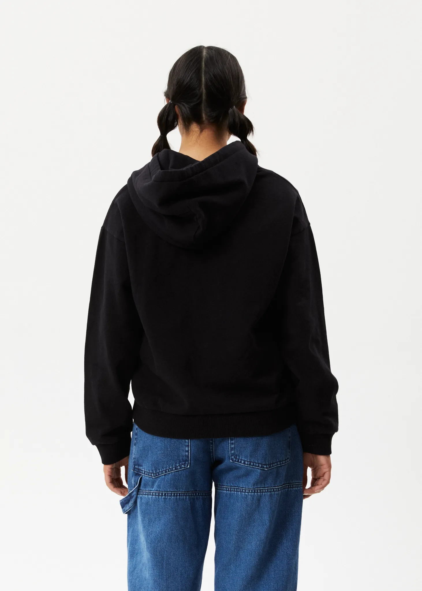 AFENDS Womens Lilah - Logo Hoodie - Black