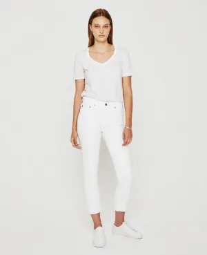 AG Denim Ex-Boyfriend Slim in White