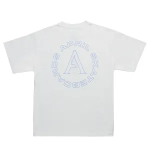 April - Full Circle Tee White