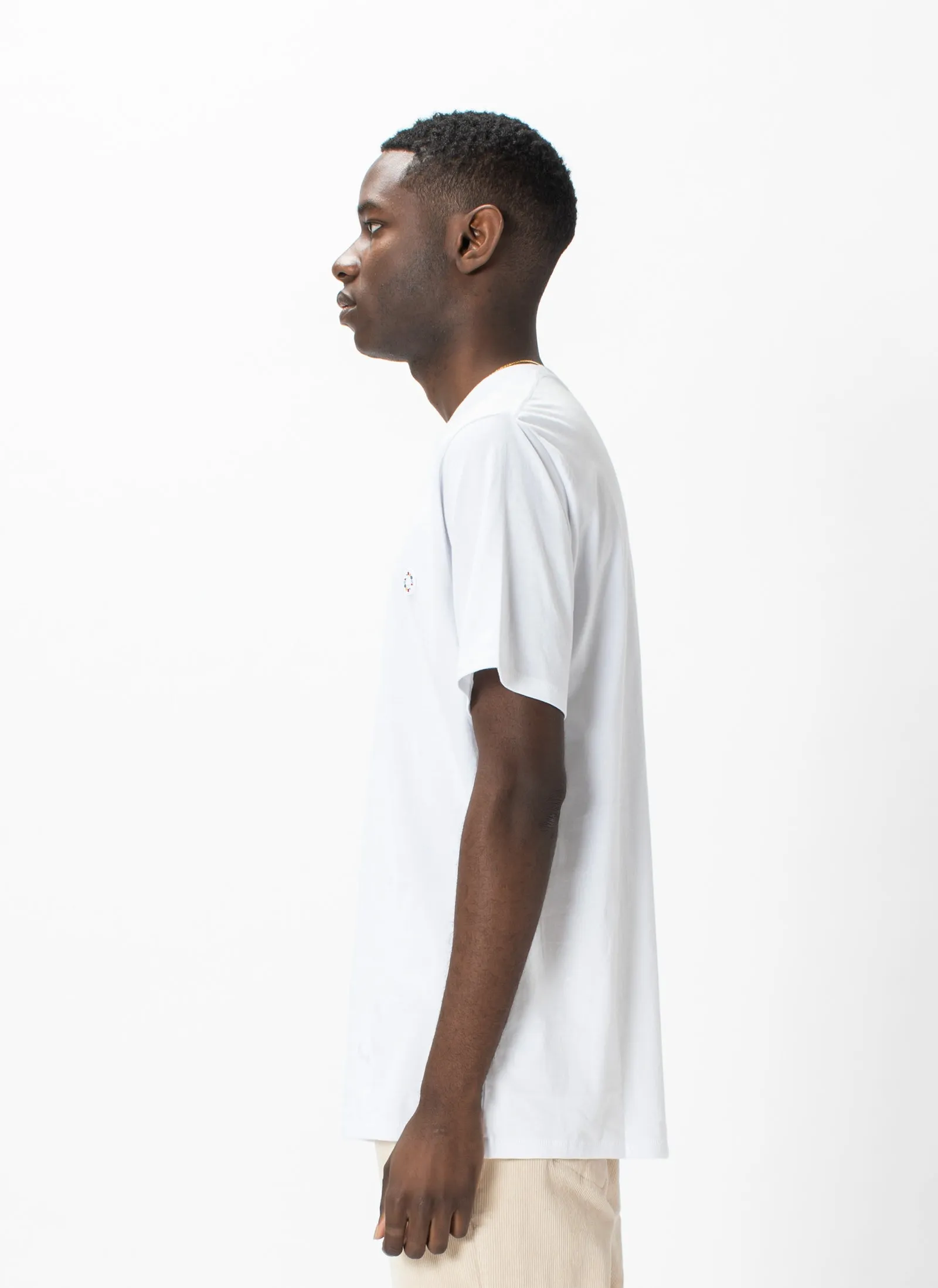 Badge Tee White