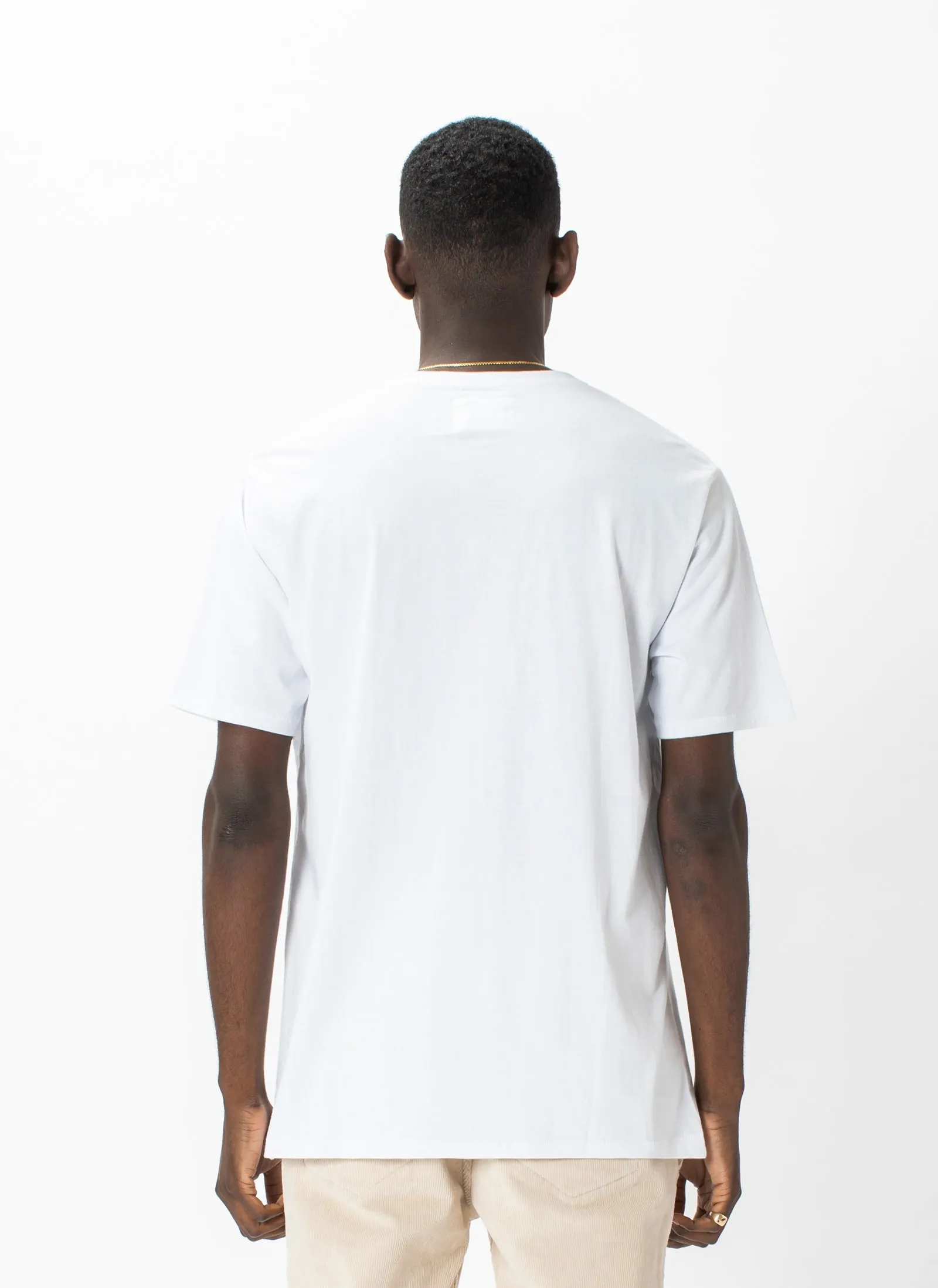 Badge Tee White