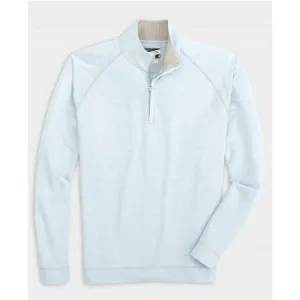 Bannister Heathered 1/4 Zip Pullover in Placid by Johnnie-O