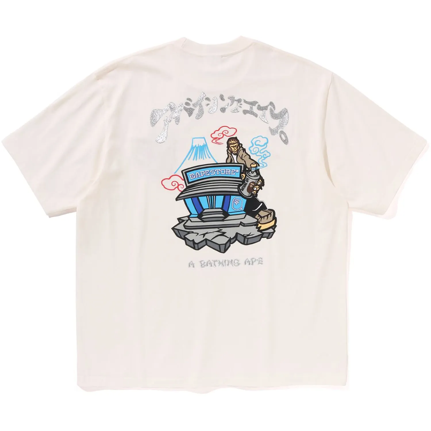 BAPE SOUVENIR RELAXED FIT TEE MENS