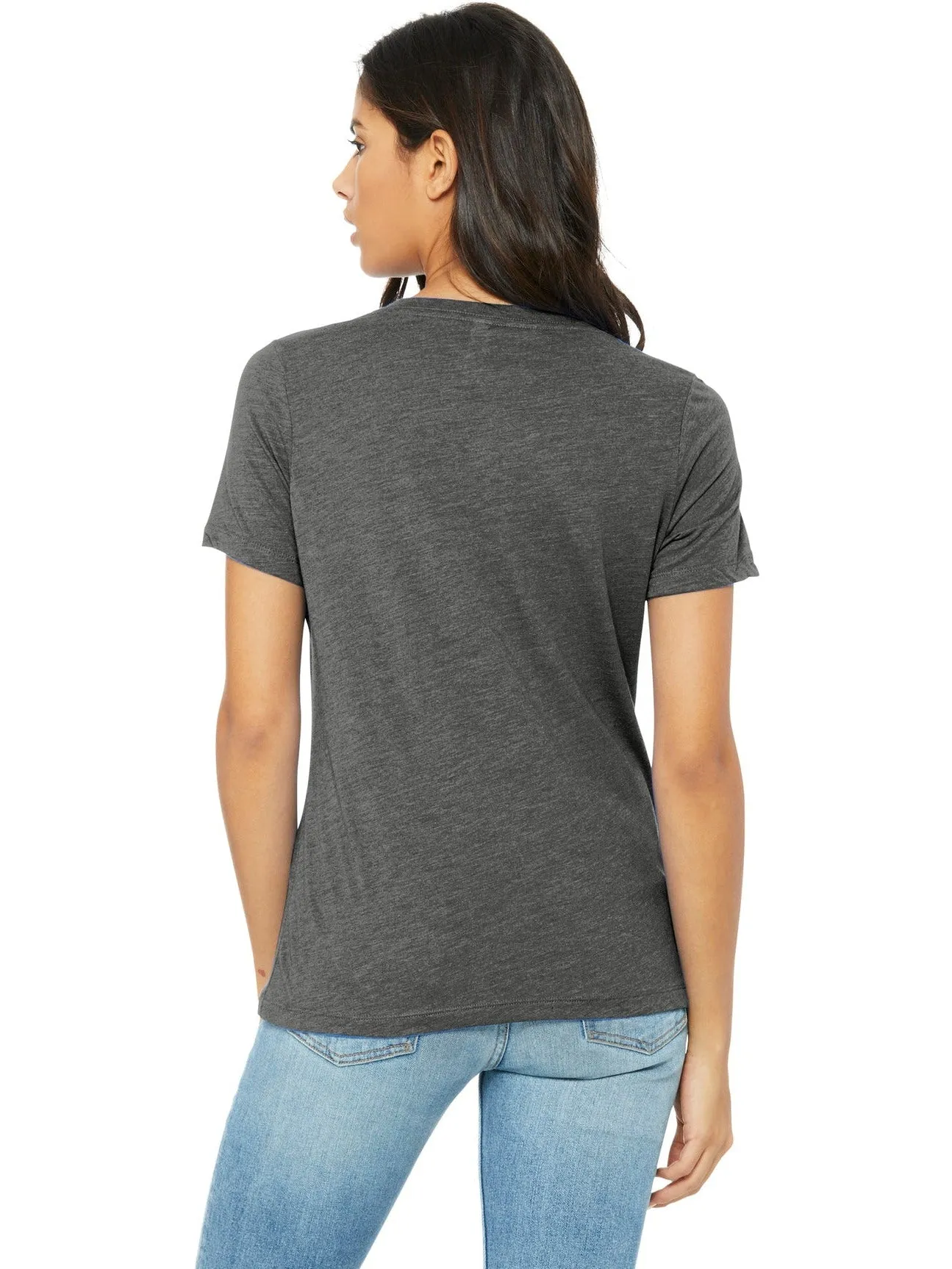 Bella Canvas Ladies Relaxed Triblend V-Neck Tee