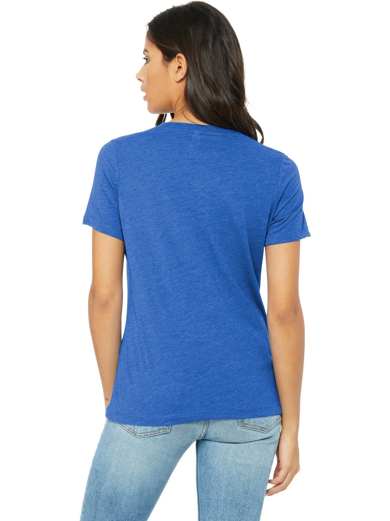 Bella Canvas Ladies Relaxed Triblend V-Neck Tee