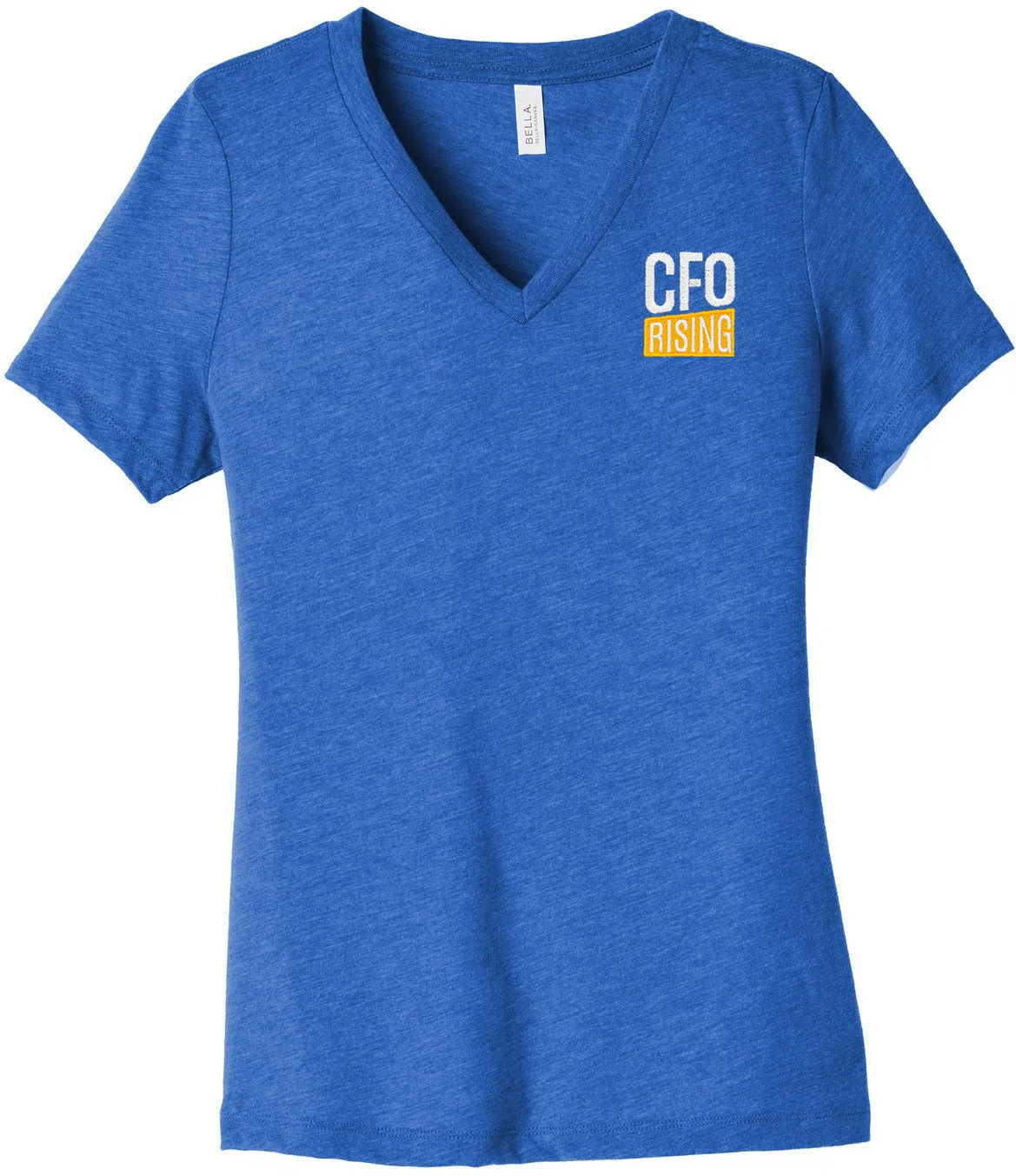 Bella Canvas Ladies Relaxed Triblend V-Neck Tee