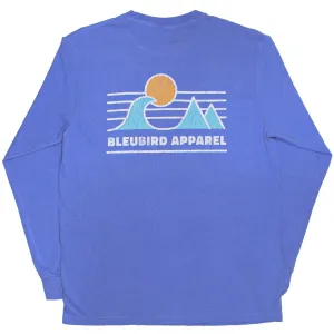 Bleubird Unisex Horizon Long Sleeve T-Shirt - Ocean