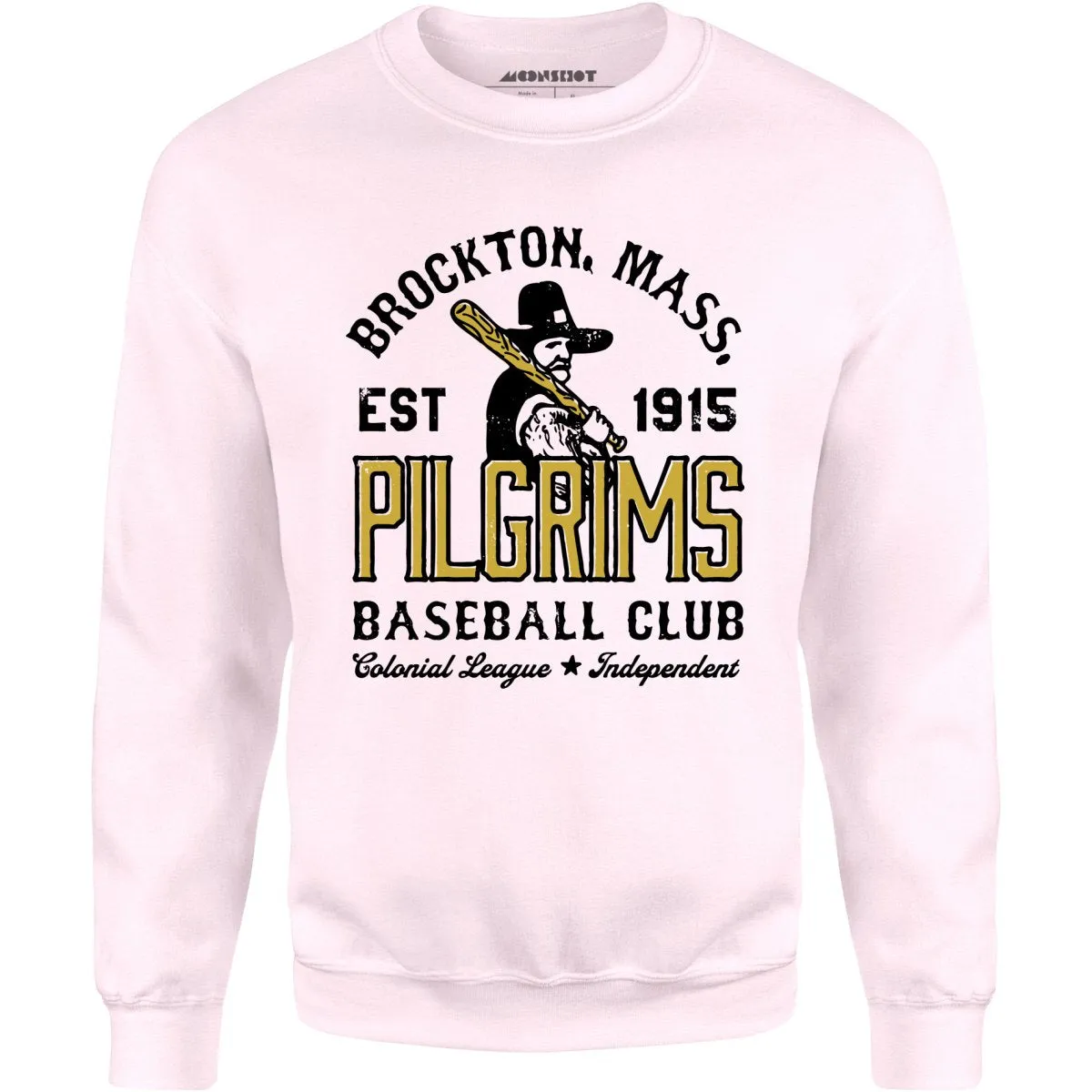 Brockton Pilgrims - Massachusetts - Vintage Defunct Baseball Teams - Unisex Sweatshirt