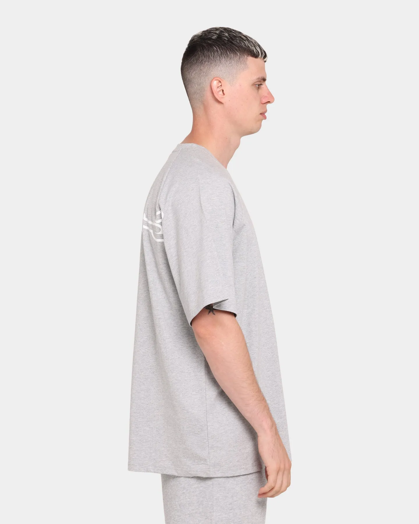 Carré PC Wash Double Up Short Sleeve T-Shirt Grey Marle