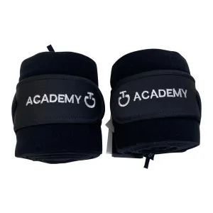 Cavalleria Toscana CT Academy Fleece Bandages in Black - Set of 2