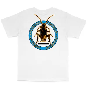 Cockroach - Classic Roach Tee White/Orange/Blue