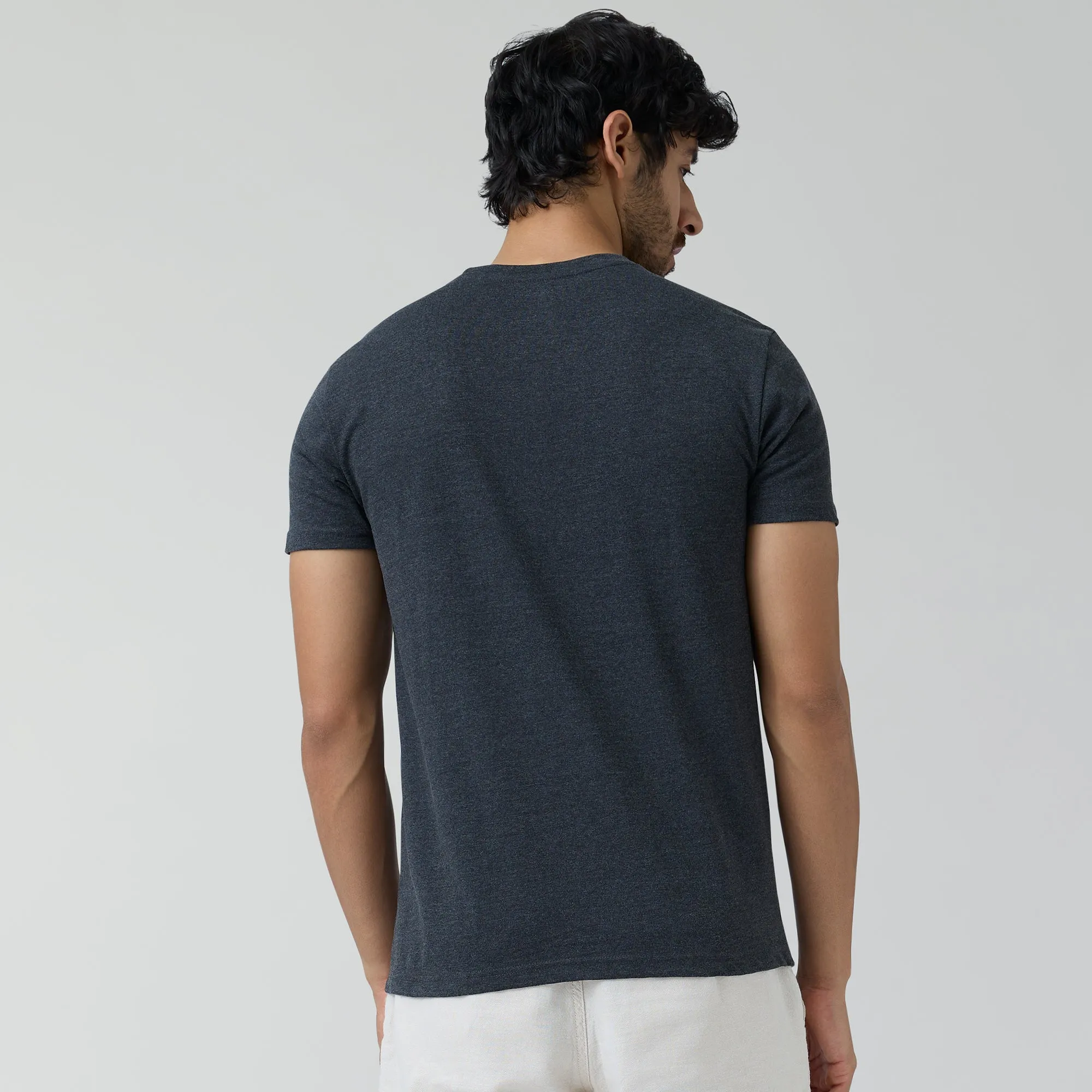 Code Cotton Rich T-shirts Charcoal Grey