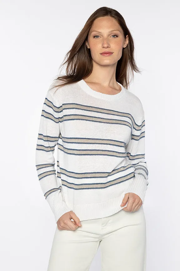 Crop Stripe Crew