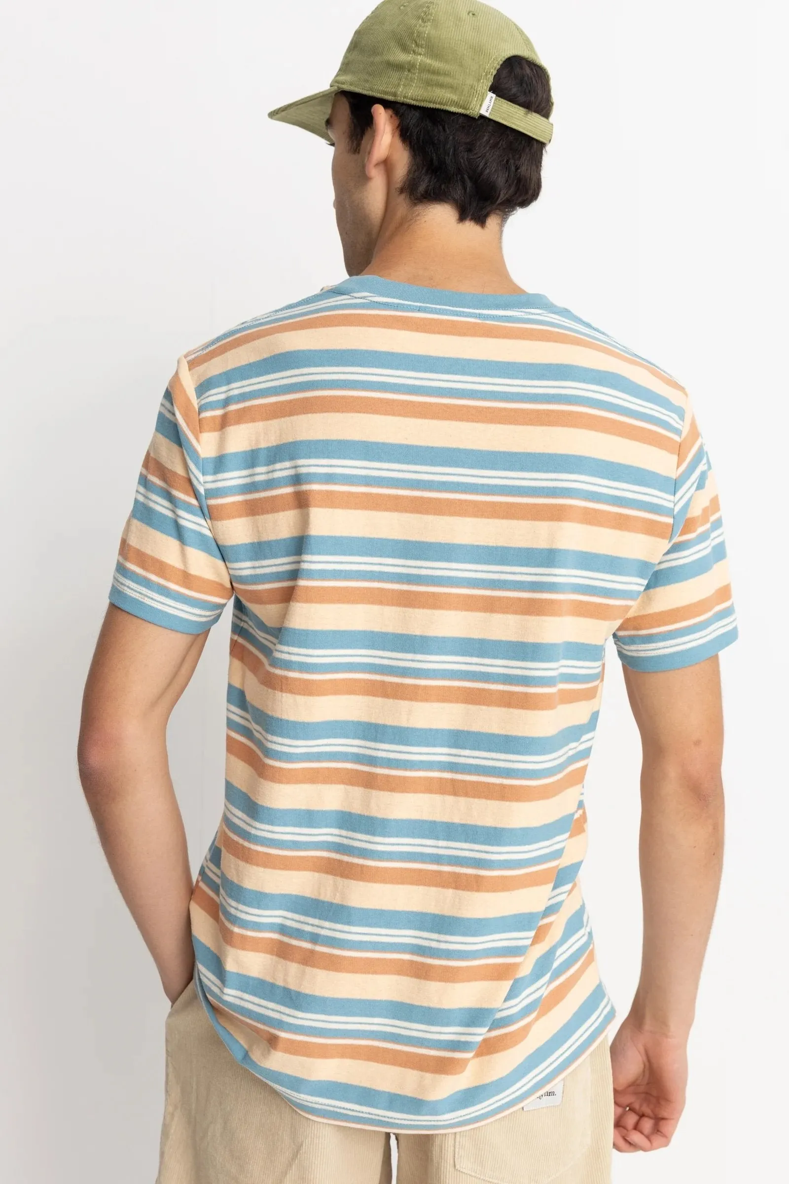 Everyday Stripe Short Sleeve T-Shirt Mineral Blue