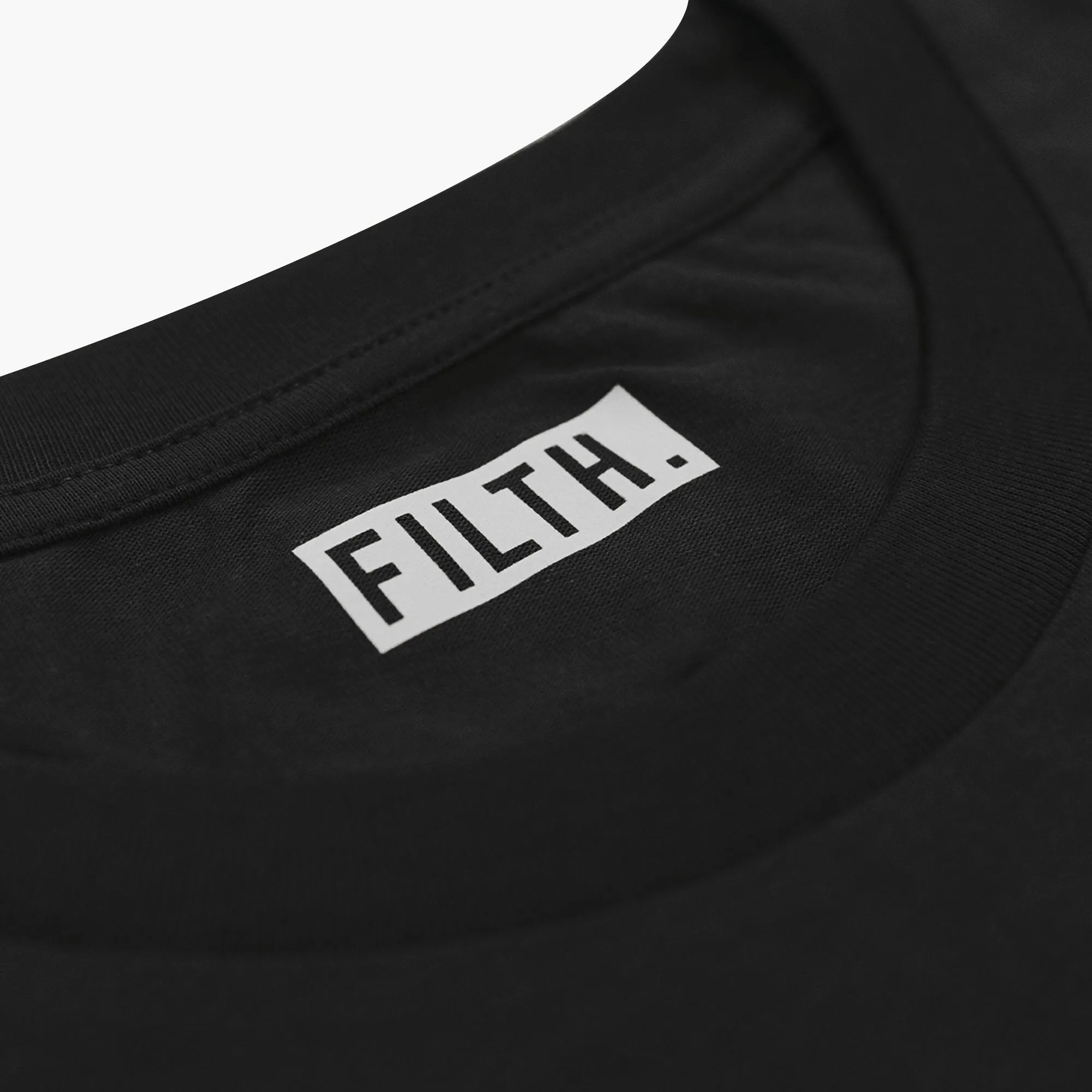 FILTH. T-Shirt - Black & Pink Logo