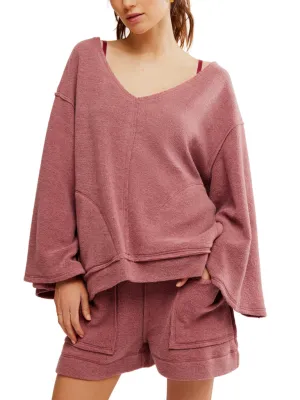 Free People DAY OFF PULLOVER - WILD GINGER