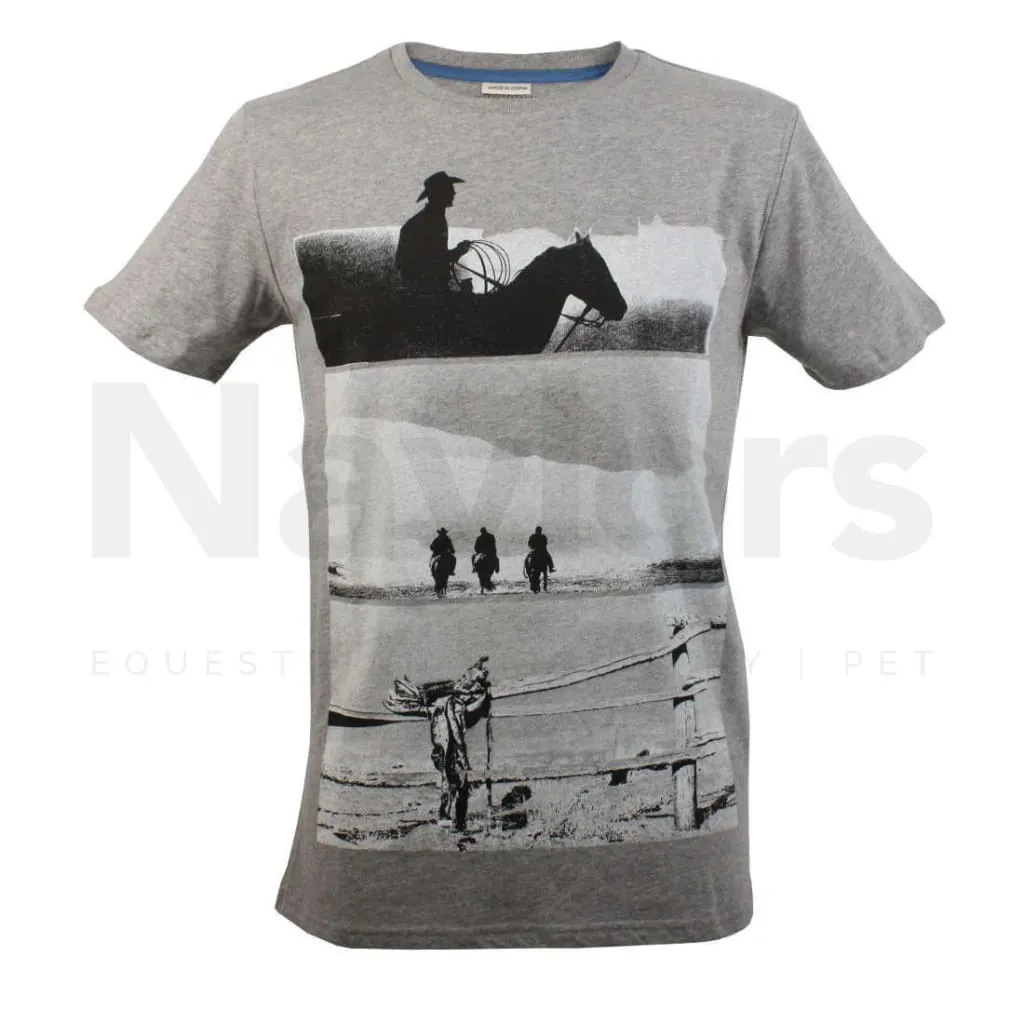 Horseware Junior/Men's Grey Melan T-Shirt