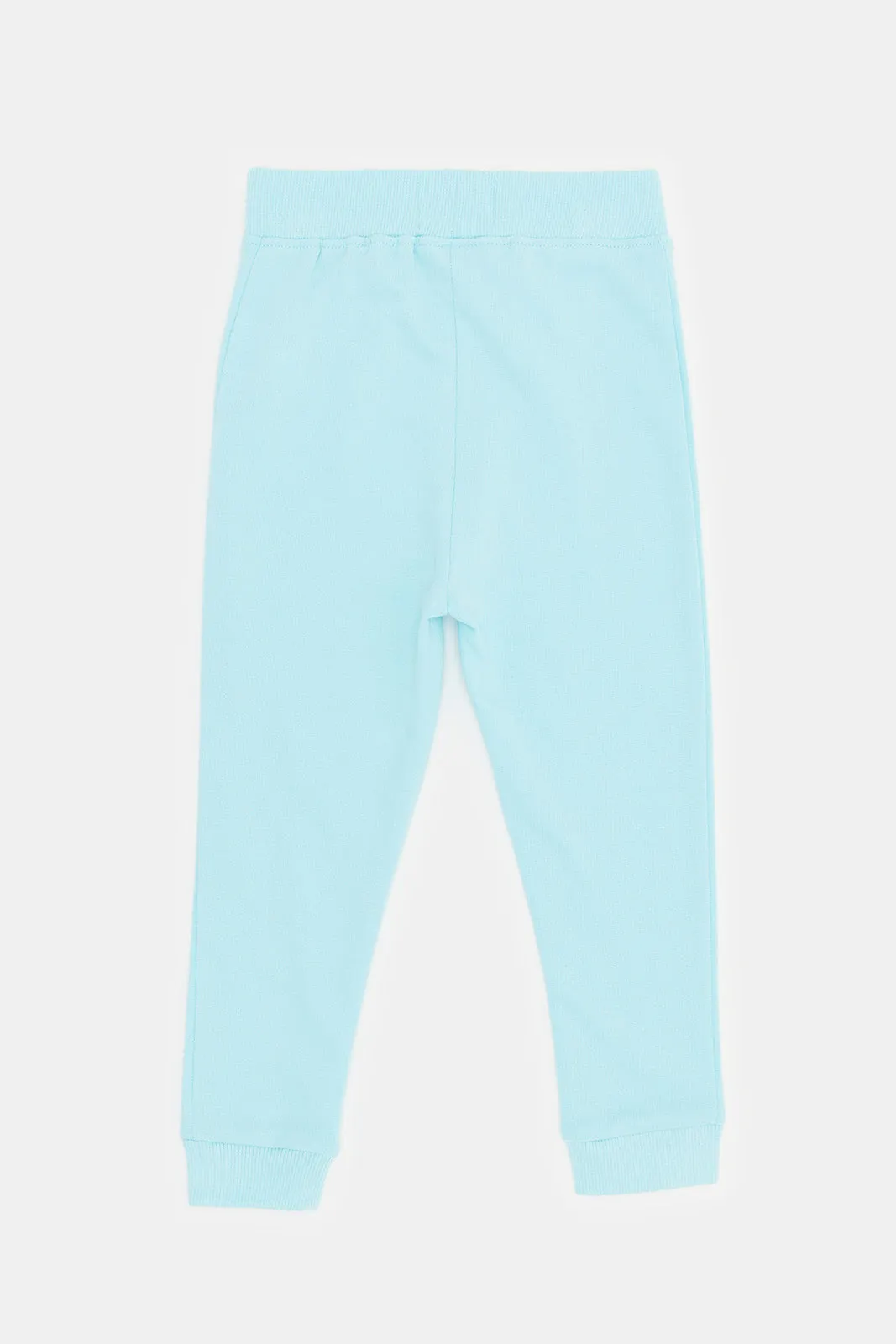 Infant Boys Blue Plain Jogger