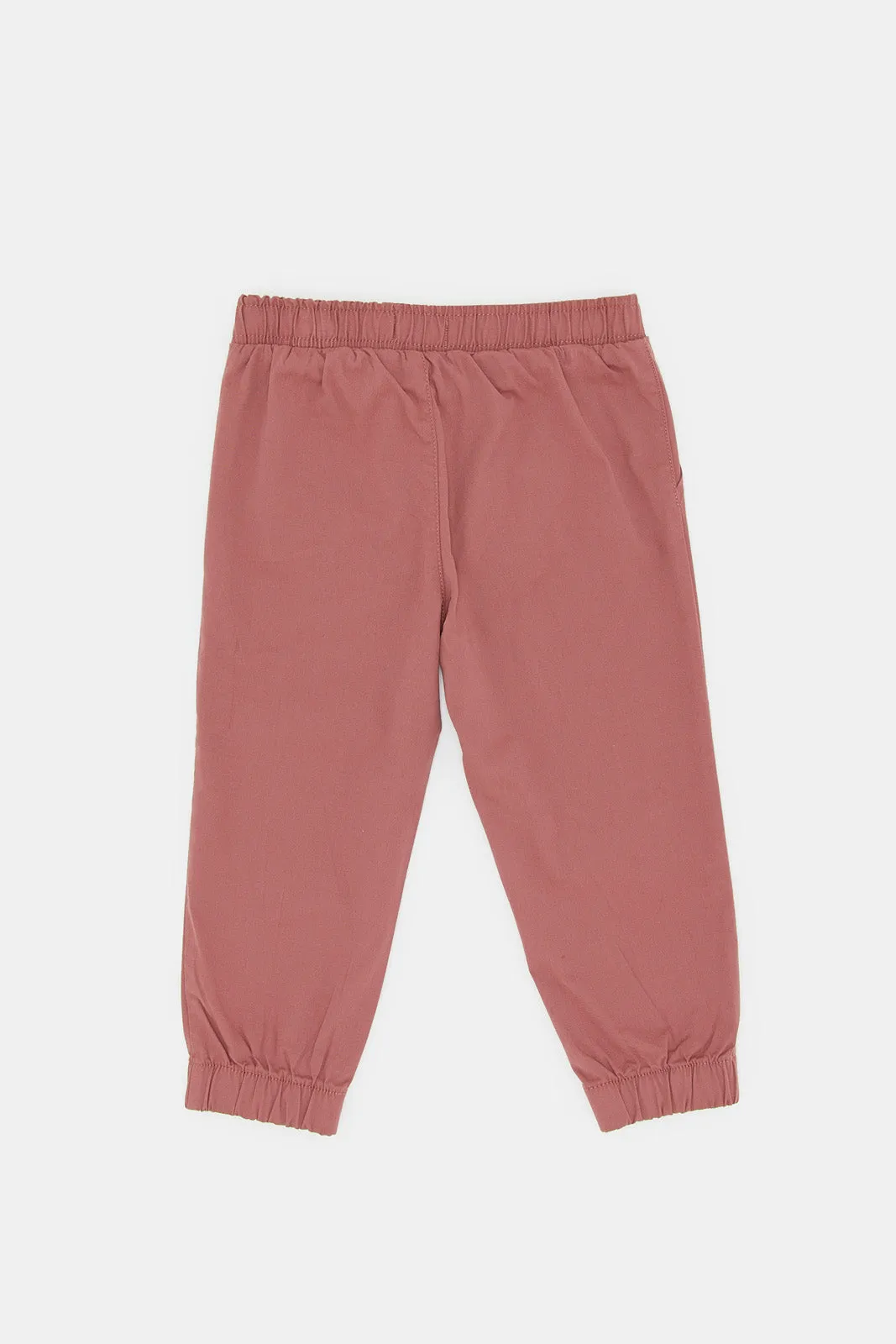 Infant Boys Burgundy Chino Jogger