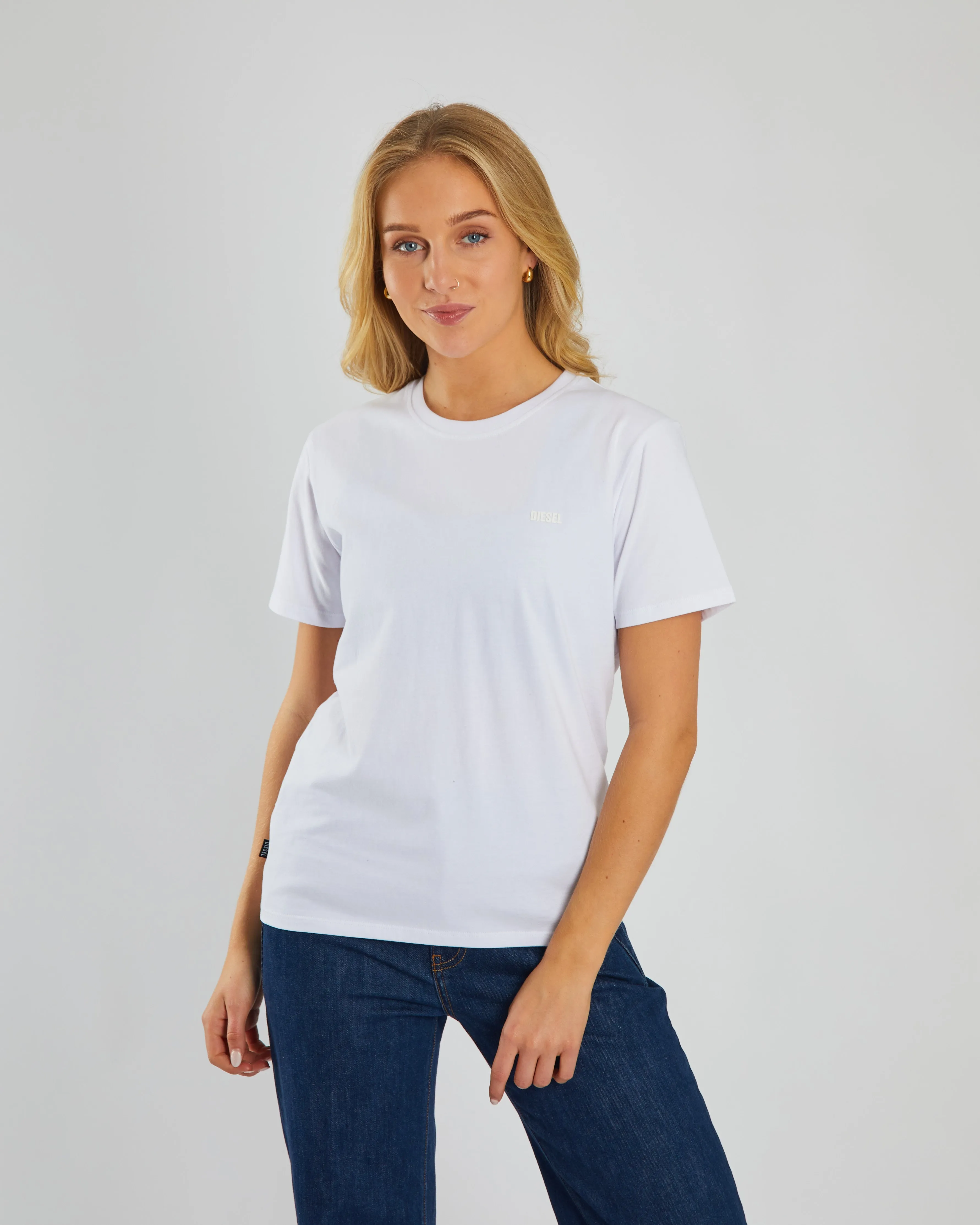 Jada Basic O Neck White