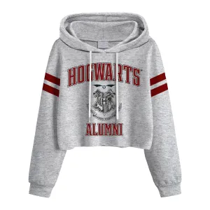 Ladies Harry Potter Hogwarts Alumni Cropped Hoodie