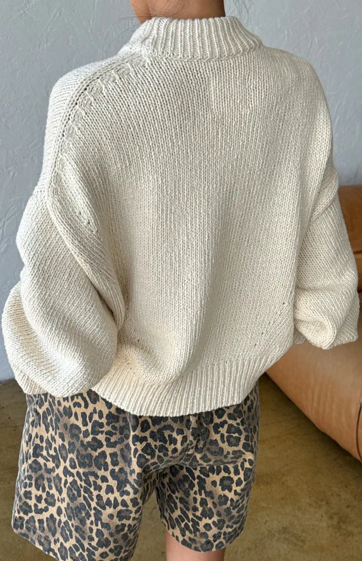 Le Bon Shoppe - Zoe Cotton Sweater (Naturel)