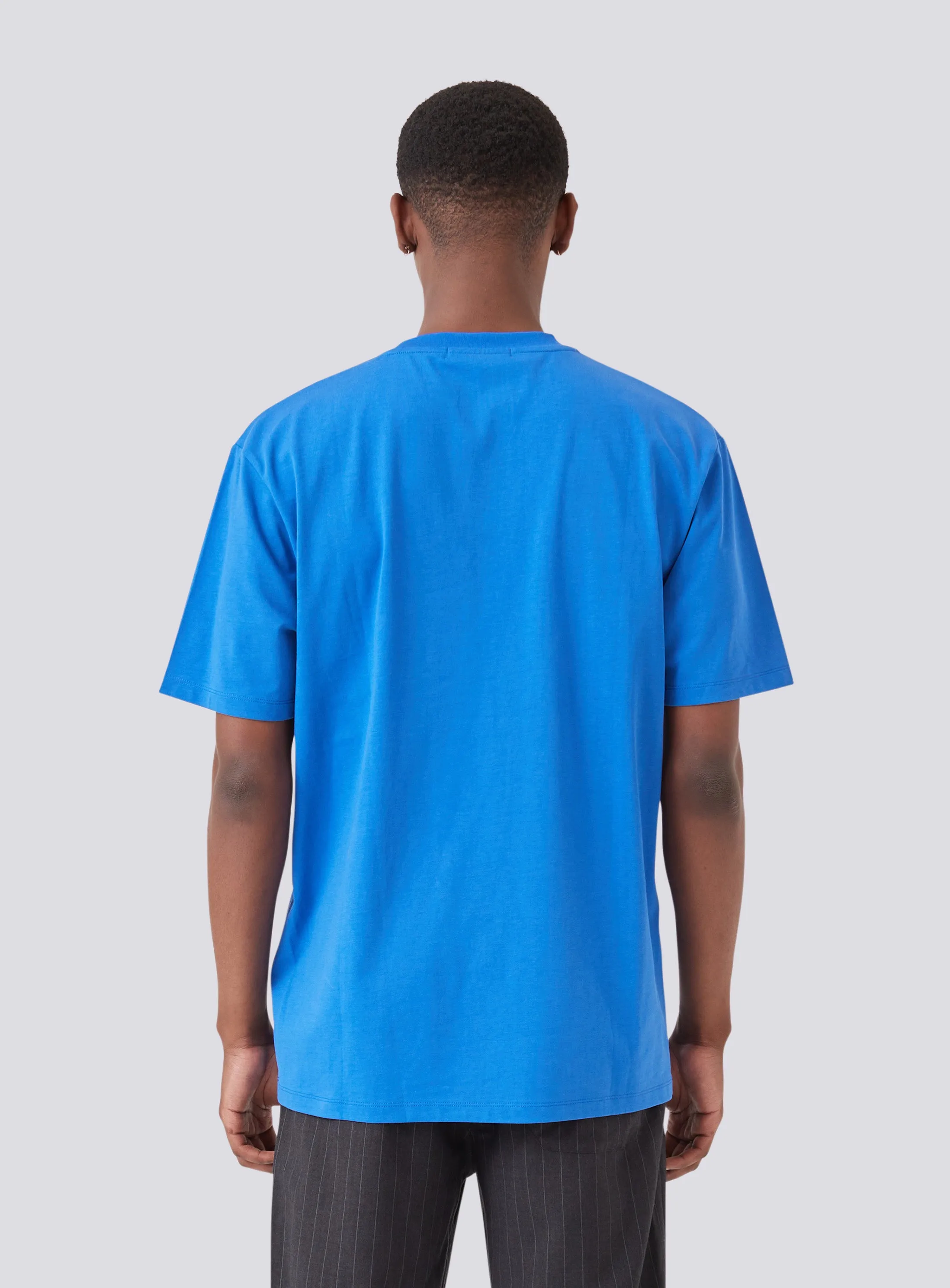 Logo Stack Tee Cyber Blue