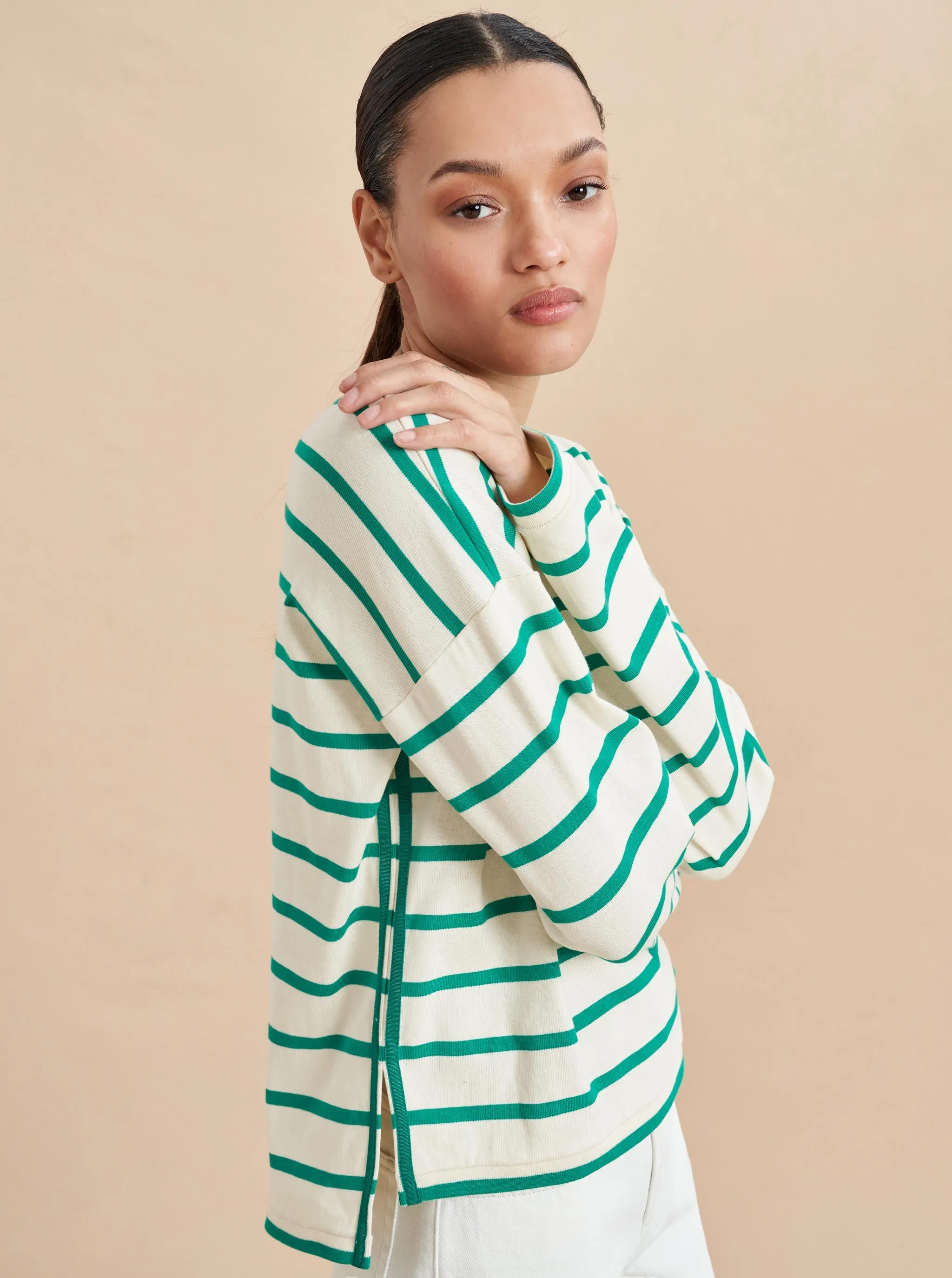 Long Sleeve Breton Tee