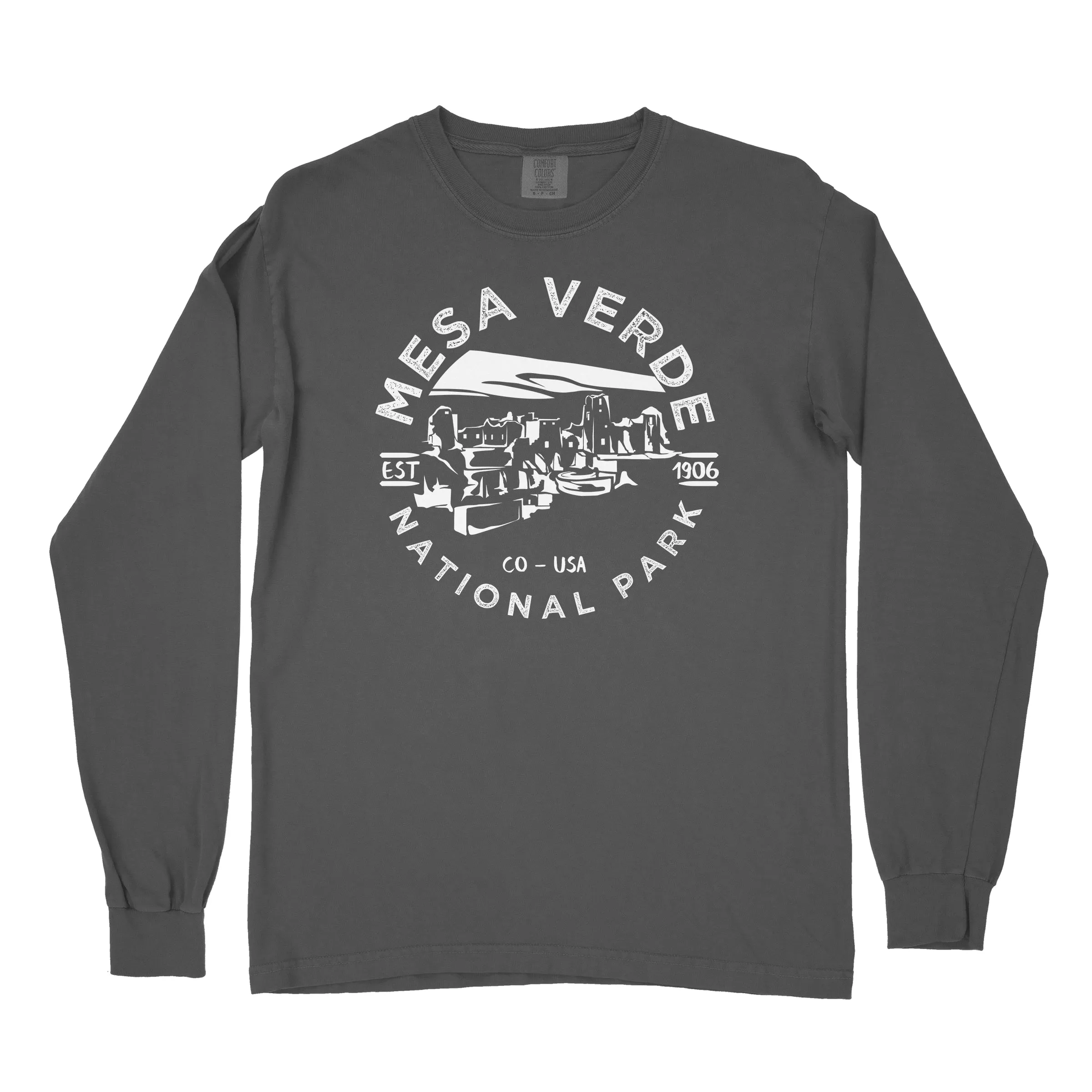 Mesa Verde National Park Comfort Colors Long Sleeve T Shirt