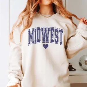 Midwest With Heart Sweatshirt