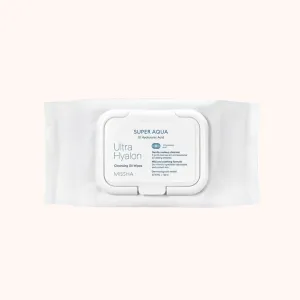 Missha Super Aqua Ultra Hyalron Cleansing Oil Wipes 30pcs