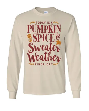 Missy Sweater Kinda Day Long Sleeve Tee