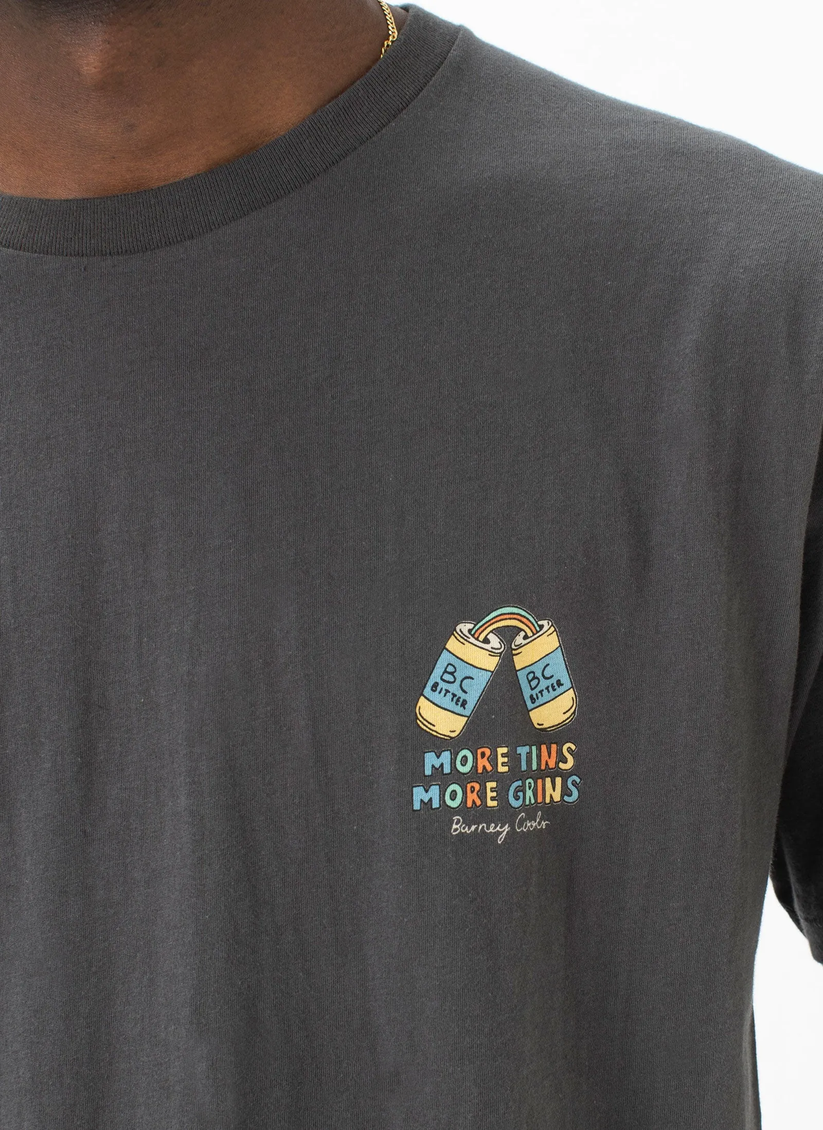 More Grins Tee Pigment Black