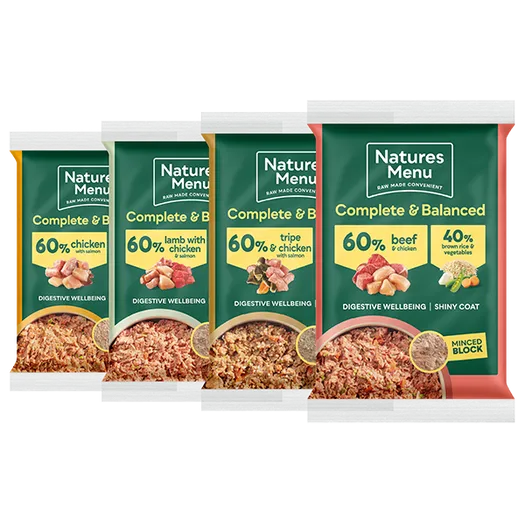 Natures Menu Frozen Dog Food Blocks 60/40 Multi-Pack