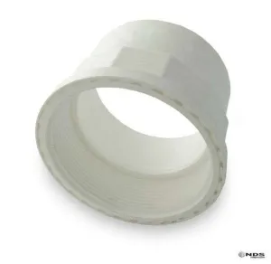 NDS 4" PVC Female Adapter Hub x FPT Solvent Weld Fitting