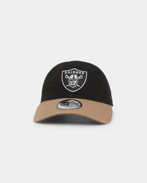 New Era Las Vegas Raiders Contrast Brim Casual Classic Strapback Black/Khaki