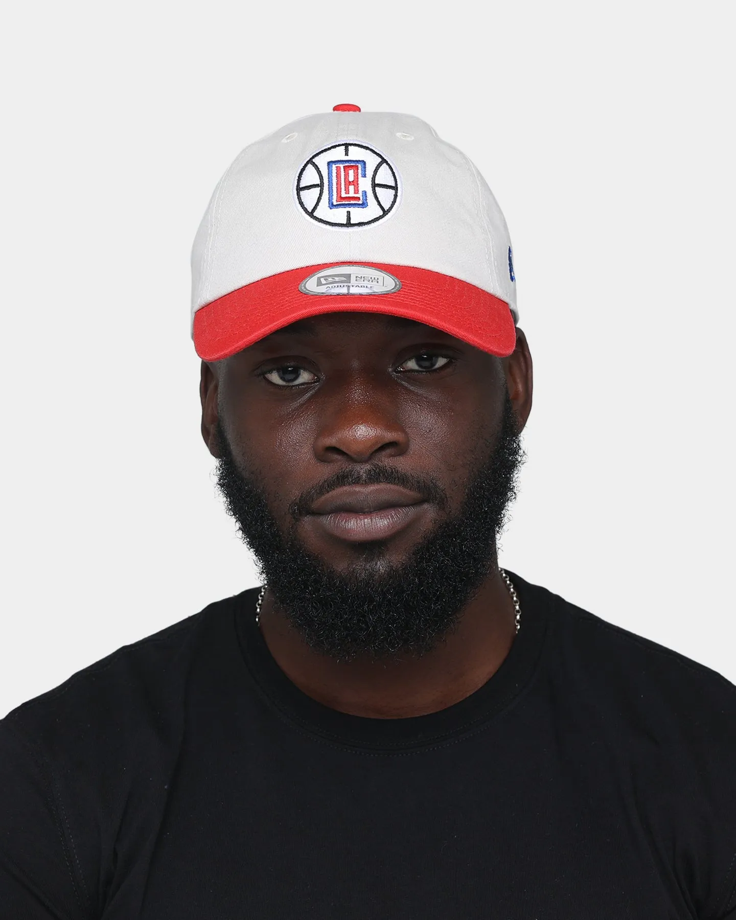 New Era Los Angeles Clippers 'Original Team Colour Visor' Casual Classic Strapback Stone