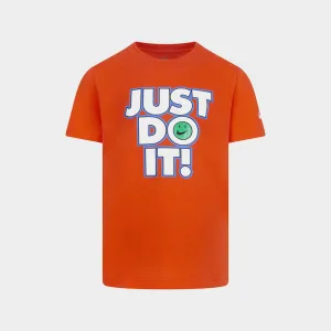 Nike Kids Smiley Just Do It Tee Red/Multi _ 182533 _ Red