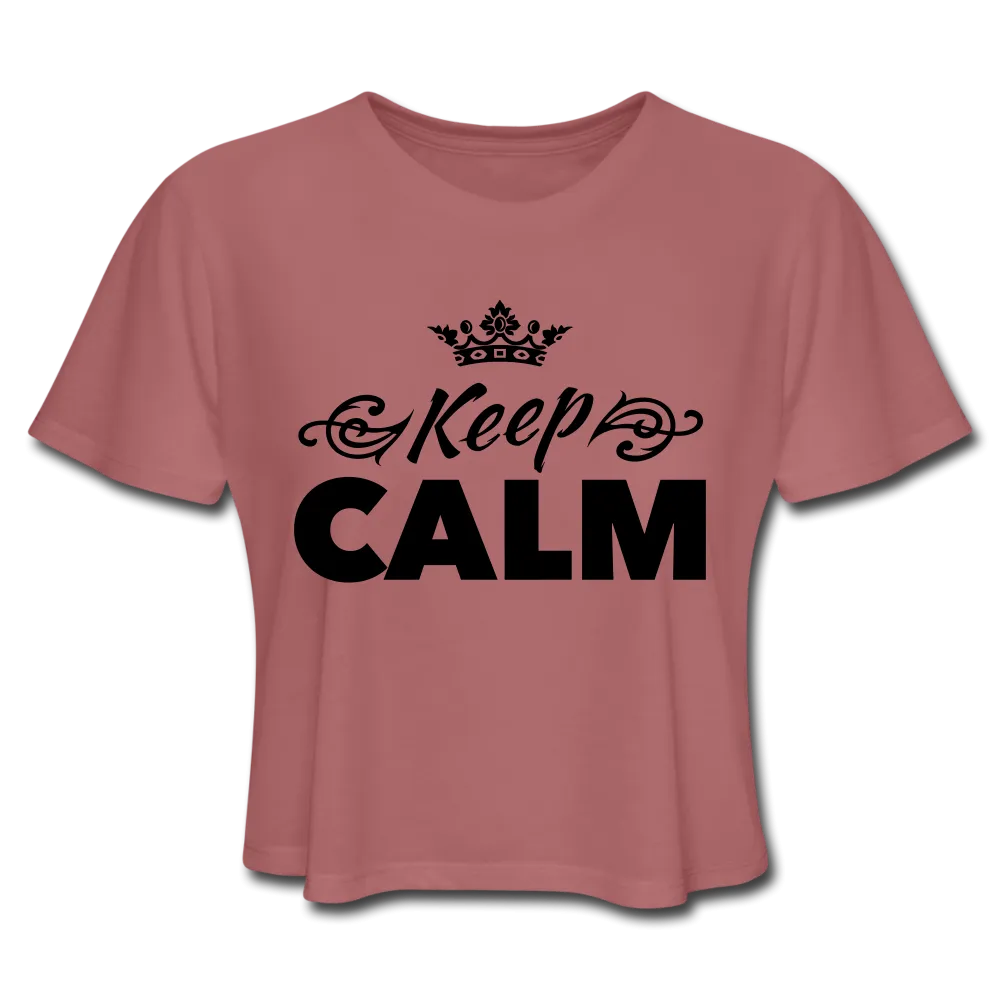 Original Keep Calm Crop Top