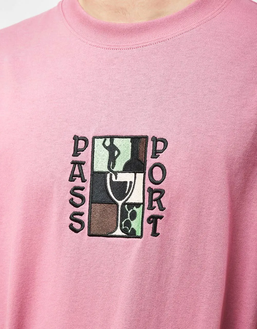 Pass Port Dine Em' T-Shirt - Washed Berry