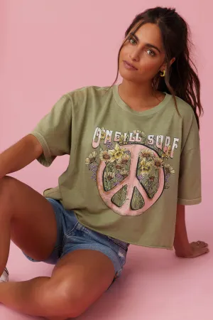 PEACE FLOWER TEE