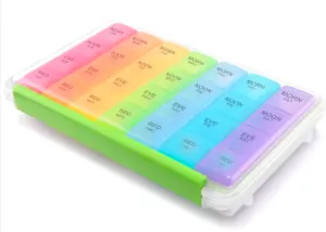 Pill Organizer Weekly Moisture proof  RTPBORG