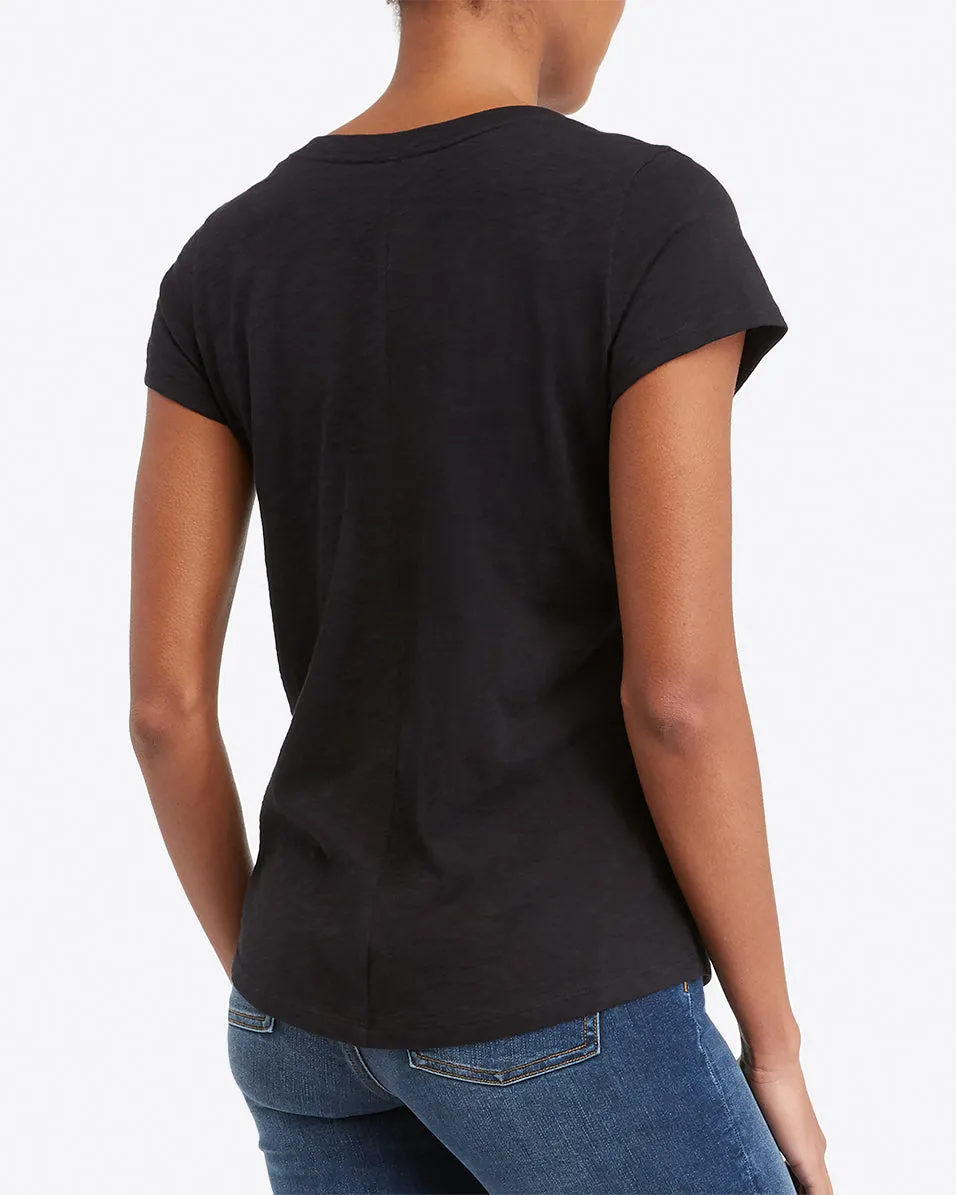 Pima Cotton V-Neck Tee