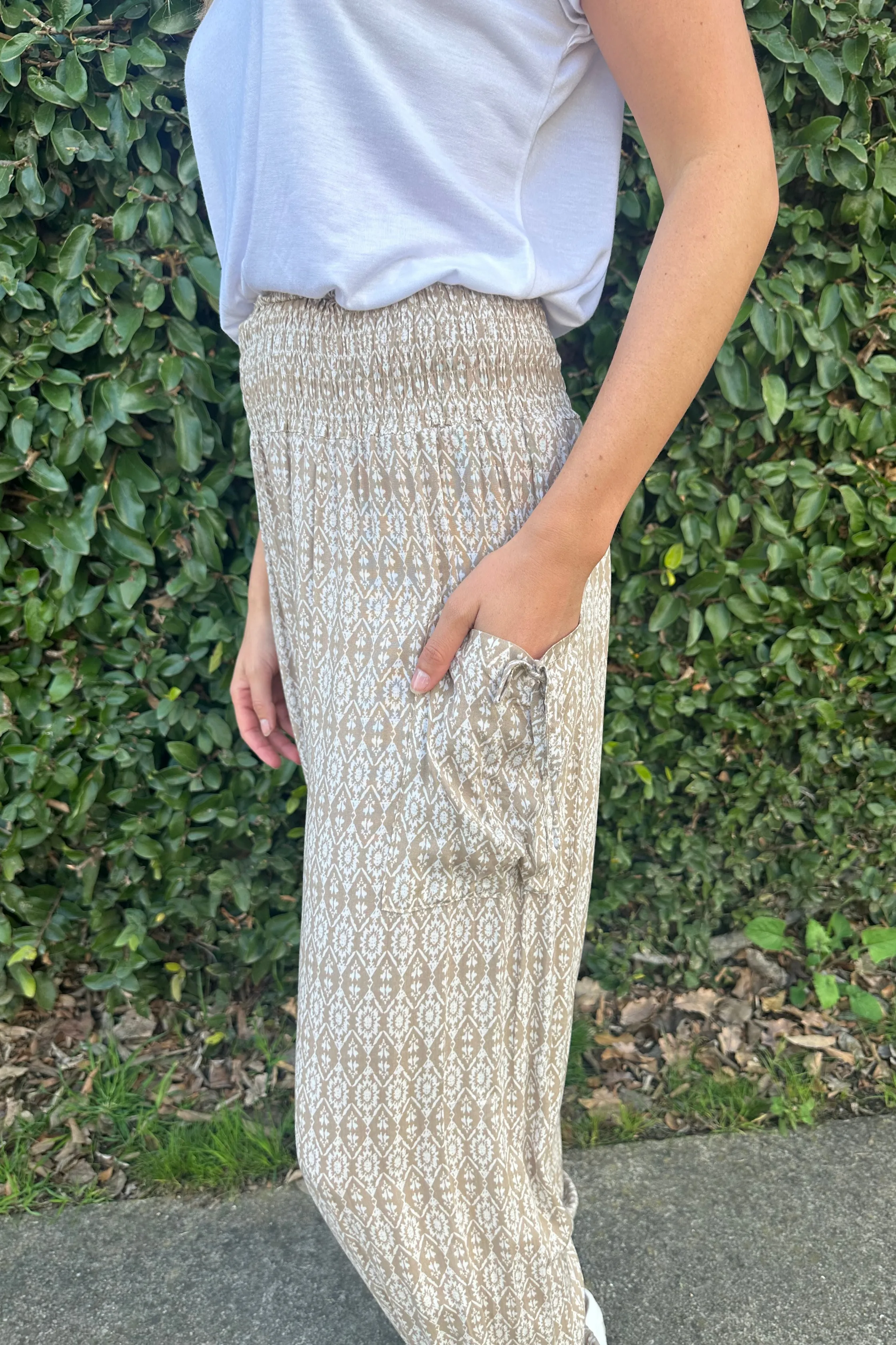 QUINN PANT - Beige