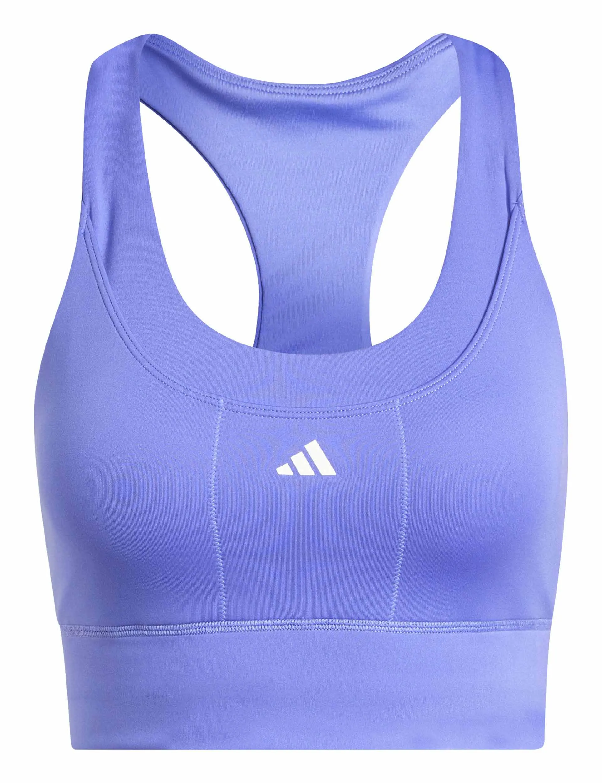 Run Pocket Medium-Support Bra - Semi Cobalt Blue