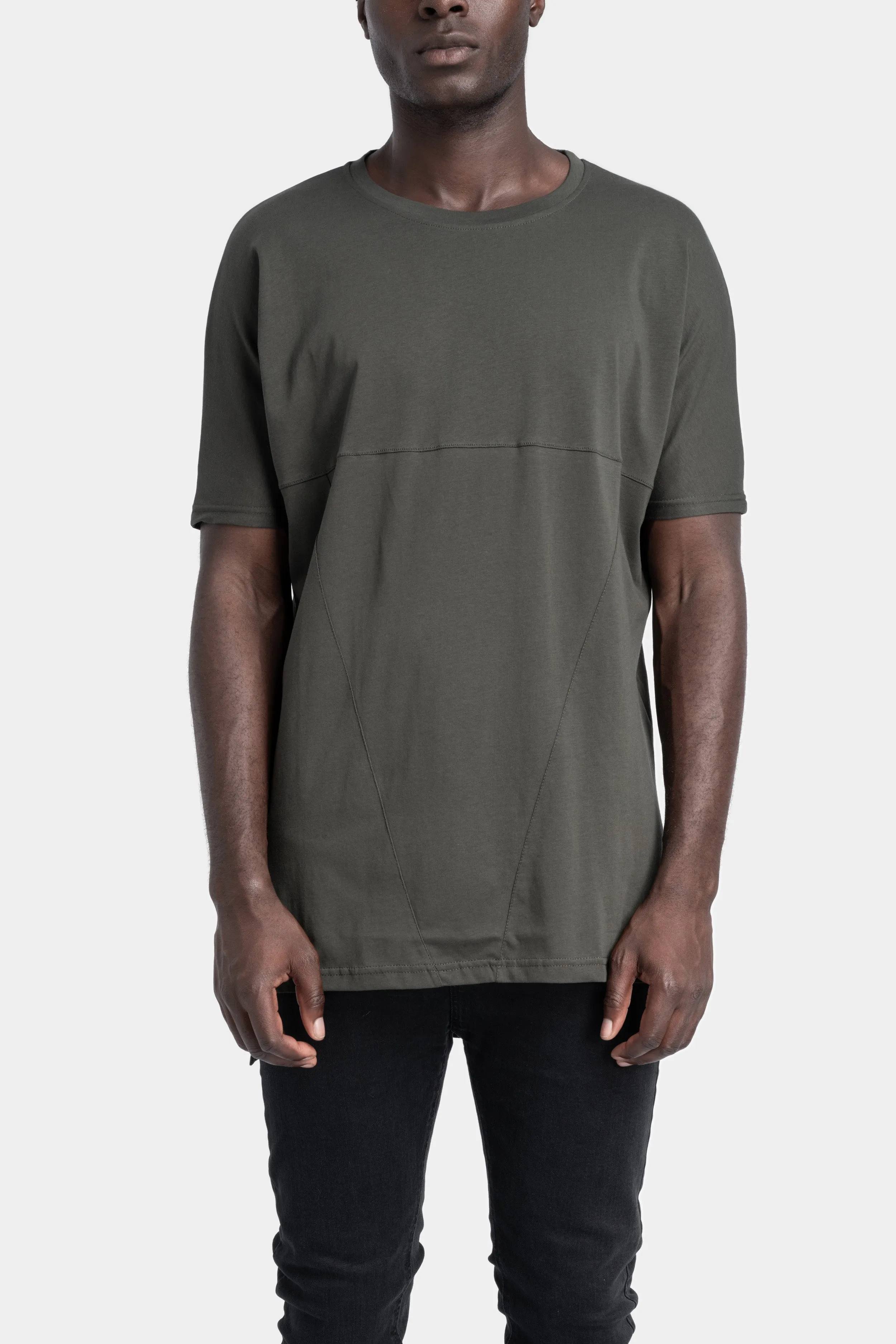 Side Slit T-Shirt, Green