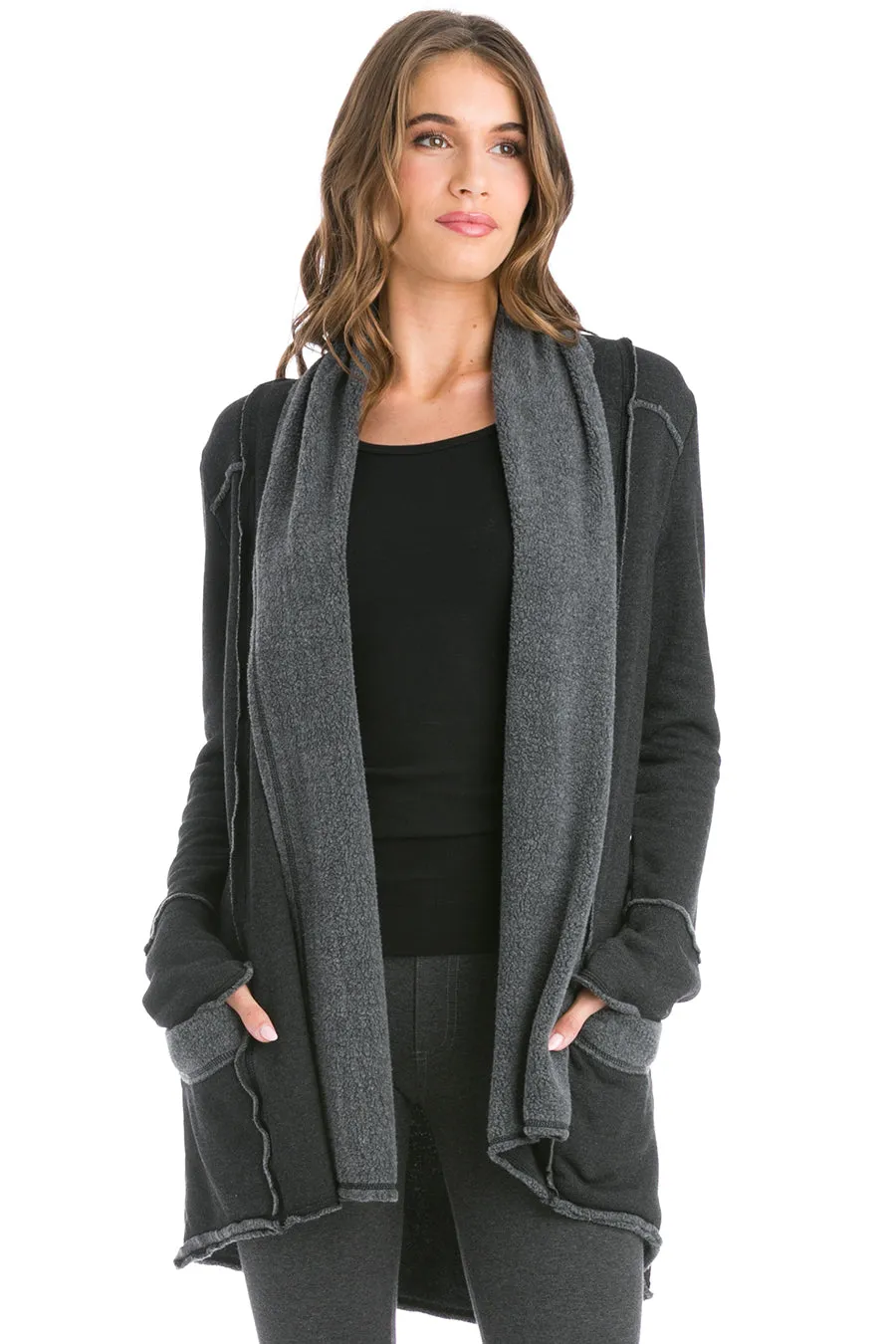 Slouchy Sherpa Cardigan